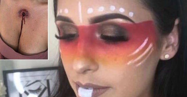 Dead Disney makeup look.