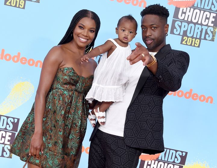 Gabrielle Union and her family attend Nickelodeon Kids' Choice Sports 2019 on July 11 in Santa Monica, California.