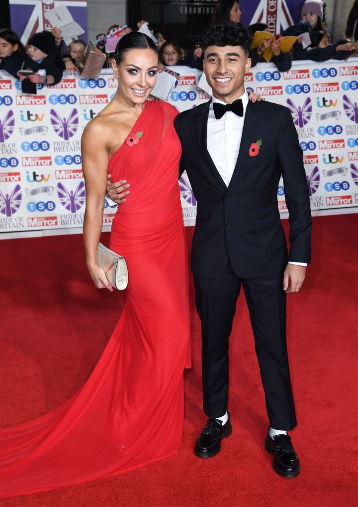 Amy Dowden and Karim Zeroual attending the the 2019 Pride of Britain Awards, held at Grosvenor House in London. The Daily Mirror Pride of Britain Awards, in partnership with TSB, will broadcast on ITV on 5th November at 8pm. Picture credit should read: Doug Peters/EMPICS