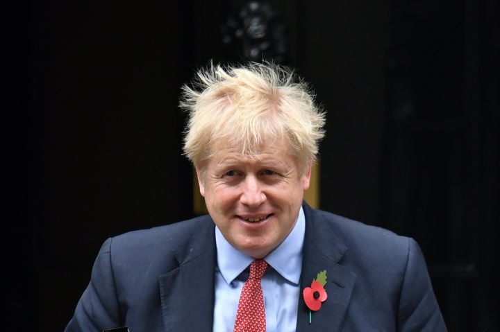 Prime Minister Boris Johnson leaves 10 Downing Street, London.