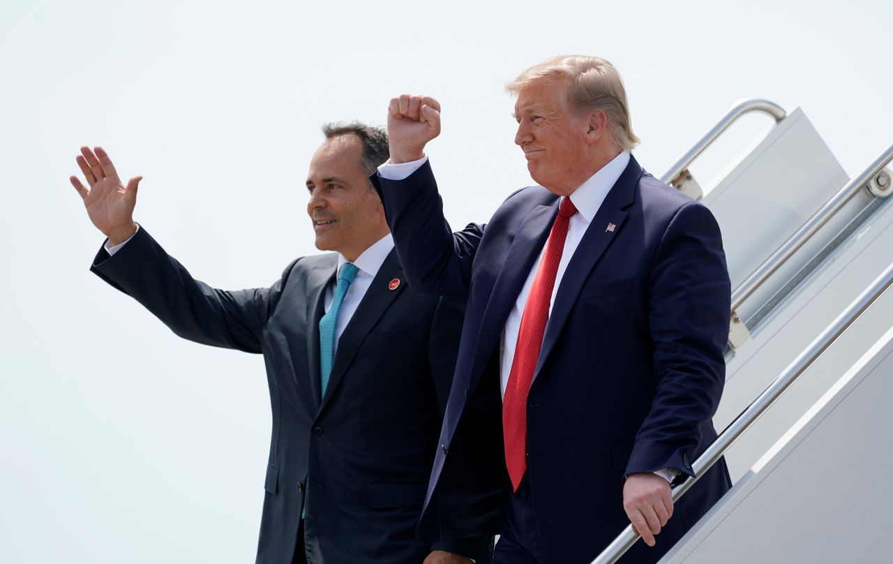 President Donald Trump will visit Kentucky on Monday in an effort to boost unpopular Republican Gov. Matt Bevin's hopes of reelection.