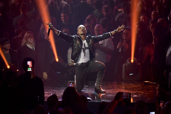 Kirk Franklin performs during the 50th Annual GMA Dove Awards at Lipscomb University on October 15, 2019, in Nashville, Tennessee.
