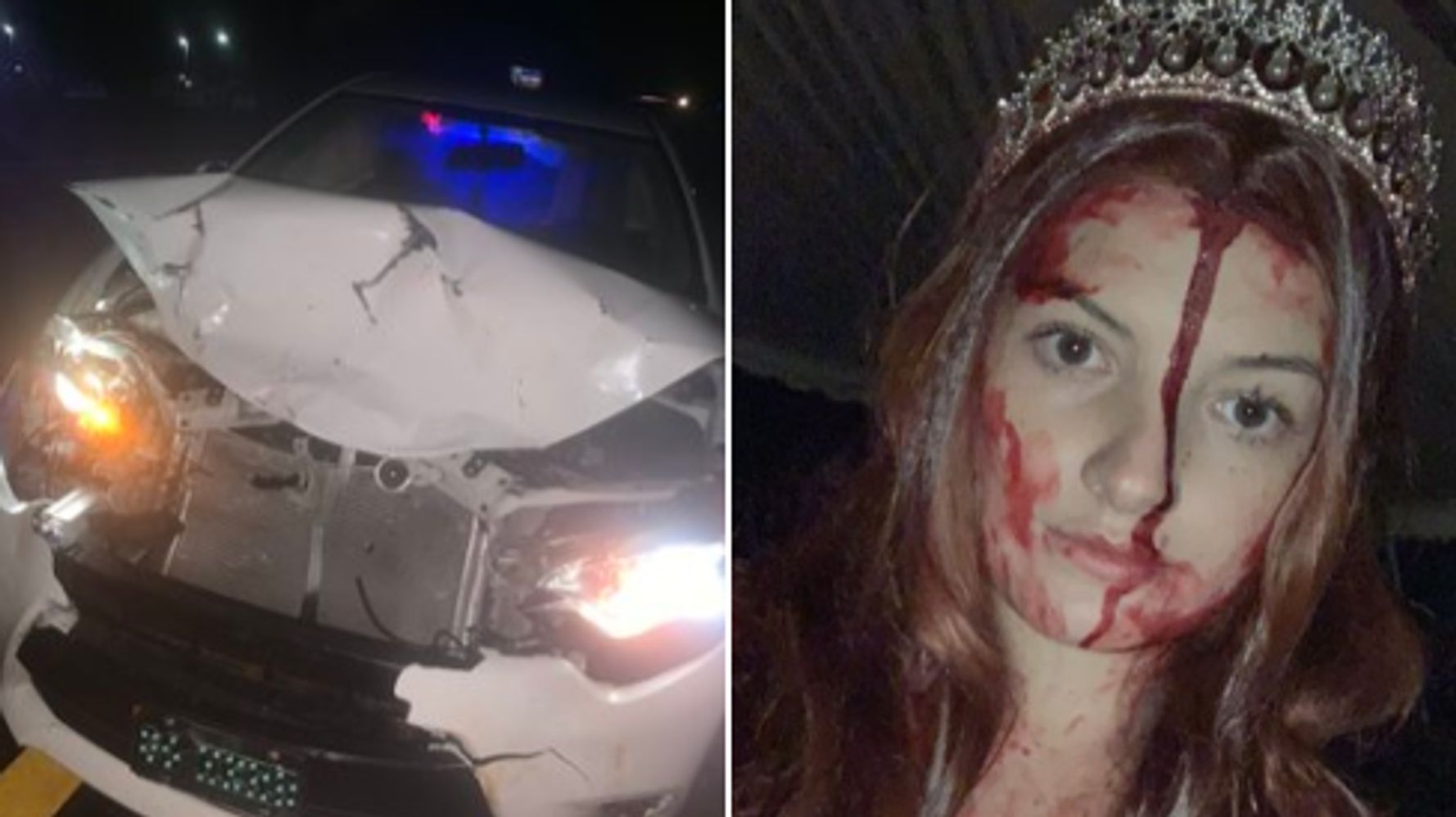 Tether Livlig plisseret Woman In Bloody 'Carrie' Costume Horrifies First Responders After Car Crash  | HuffPost Weird News
