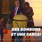 La façon dont Trump distribue ses bonbons à Halloween vaut le