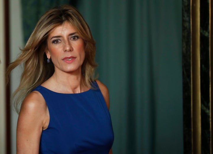 Begoña Gómez en una gala contra el cáncer de mama.