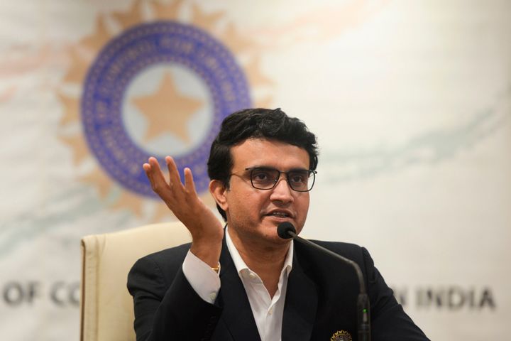 Sourav Ganguly, BCCI president, during a press conference at the BCCI headquarters on 23 October, 2019.