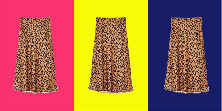 Urban outfitters leopard midi skirt sale