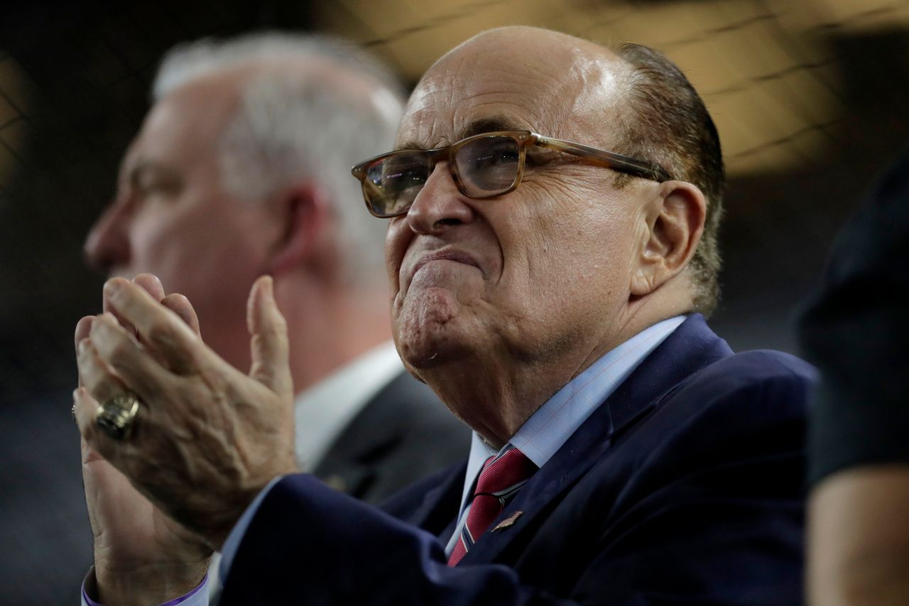 Former New York Mayor Rudy Giuliani has become Trump's personal attorney and chief defender on cable news shows.