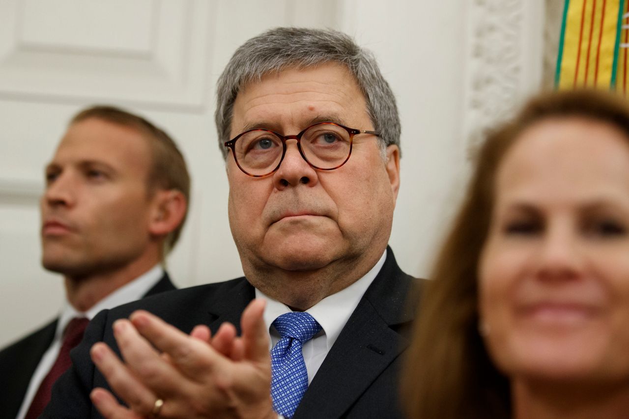 Attorney General William Barr heads up a Department of Justice whose decisions involving Trump investigations have been questioned.