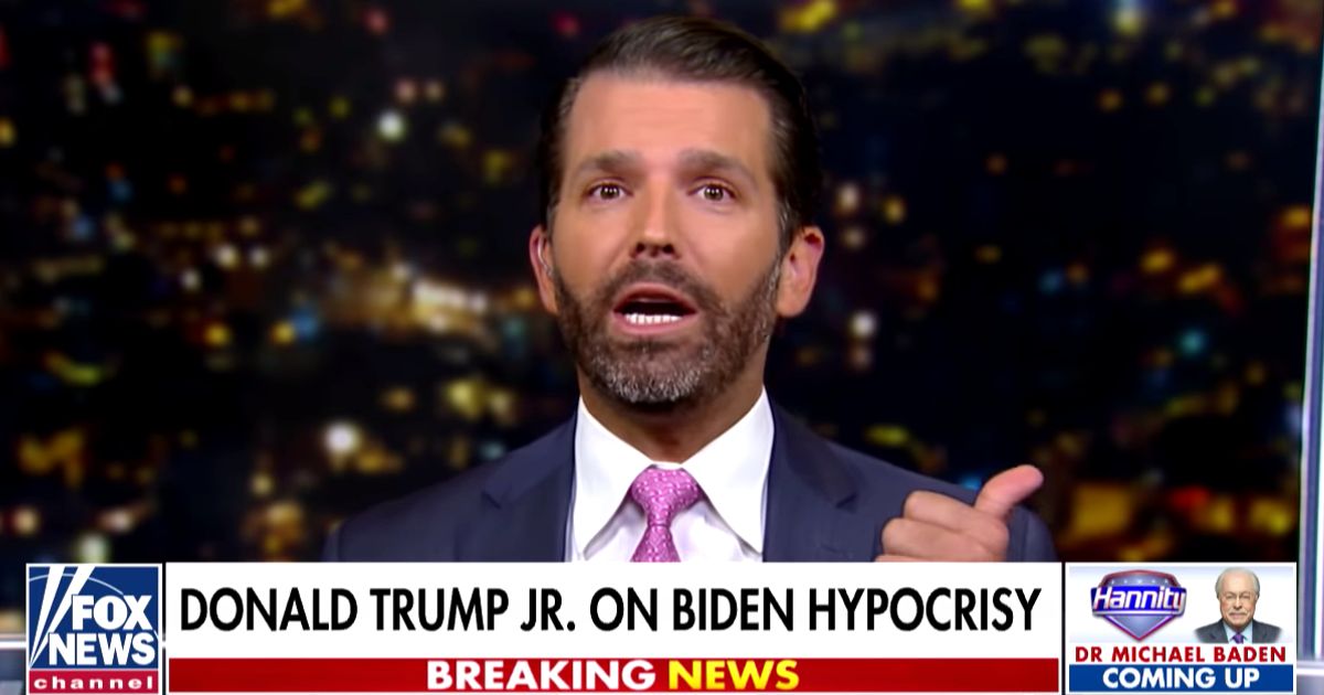 Trump Jr.: I Wish I Was Hunter Biden So I Could Profit From My Dad's ...