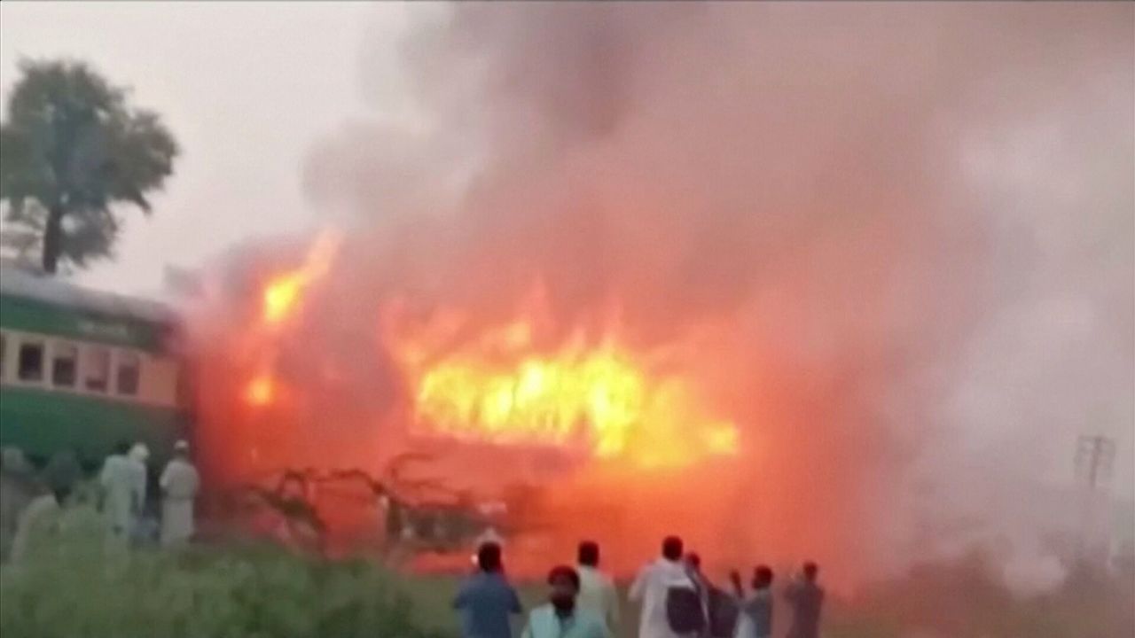 Dozens of passengers perished in the blaze.
