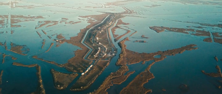 Isle de Jean Charles is a narrow island located in south Terrebonne Parish, Louisiana.