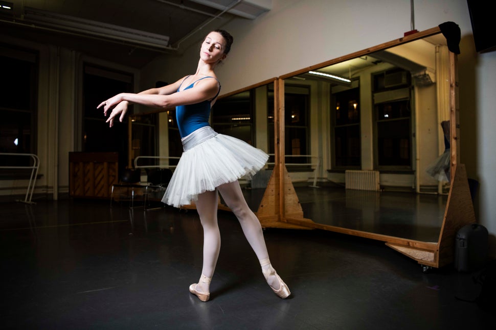 Ballet dancer Devon Teuscher poses for portraits in New York on Oct. 24.