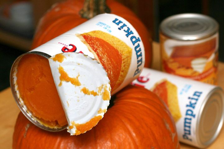 What's in the can probably tastes great — but it isn't actually a pumpkin.