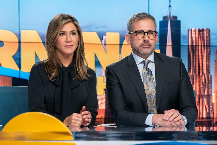 Jennifer Aniston and Steve Carell in "The Morning Show."