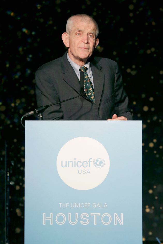 HOUSTON, TX - MAY 04: Honoree Jim McIngvale speaks onstage during the Fifth Annual UNICEF Gala Houston...