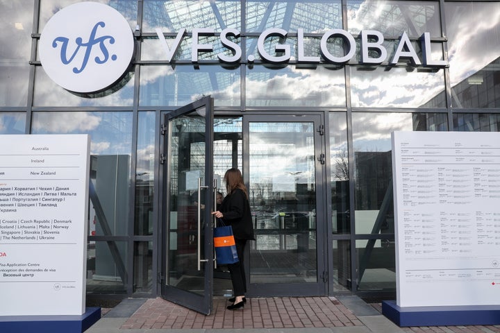 VFS Global joint visa application center.