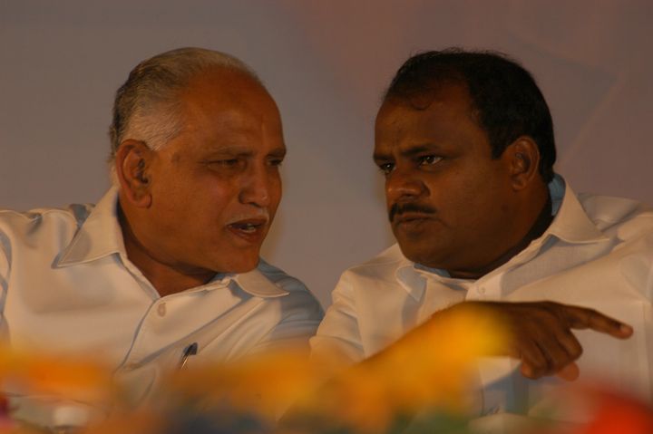 H.D Kumaraswamy and BS Yediyurappa.