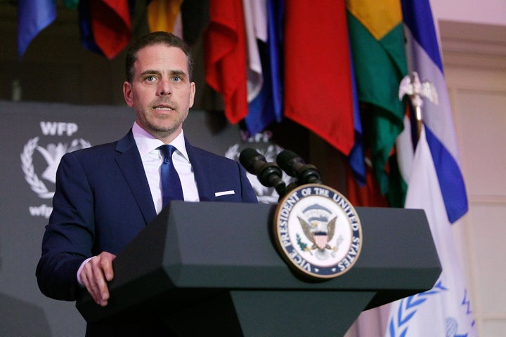 <em>Hunter Biden, ici en avril 2016. En 2014, son père Joe Biden était en première ligne des efforts diplomatiques pour soutenir le fragile gouvernement démocratique ukrainien qui se débattait face à l’agression russe et tentait d’éradiquer la corruption. </em>