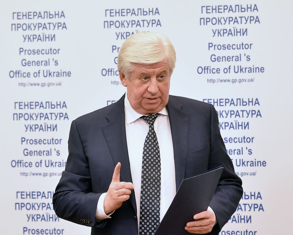 Viktor Shokin a été très critiqué suite à son refus de poursuivre des enquêtes pour corruption.