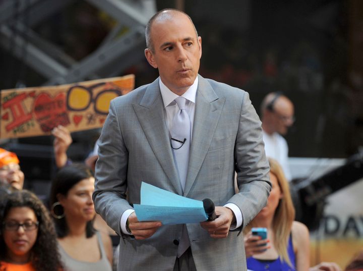 Matt Lauer on the set of the "Today" show in 2013. He faces new allegations of sexual misconduct.
