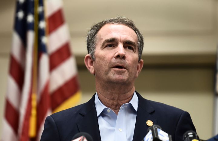 Virginia Gov. Ralph Northam (D) speaks about a mass shooting on June 1. Tougher gun laws would be a priority under unified Democratic control of the state.