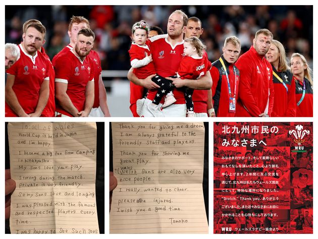 忘れがたい大会に ウェールズ代表が日本人ファンからの手紙を公開 感謝の全面広告も ラグビーワールドカップ ハフポスト