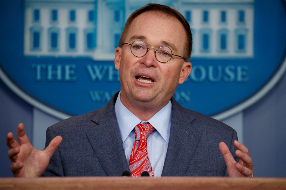 White House chief of staff Mick Mulvaney admitted in a press conference that the Trump administration engaged in an attempted