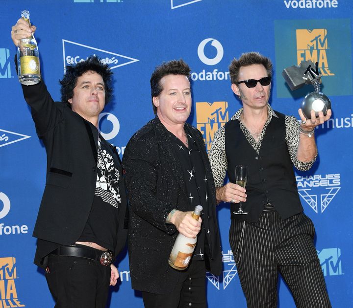 Οι Green Day, μεγάλοι νικητές των Ευρωπαϊκών Μουσικών Βραβείων MTV. 