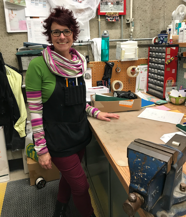 Josée Dubois, prothésiste à l'Institut de réadaptation Gingras-Lindsay-de-Montréal