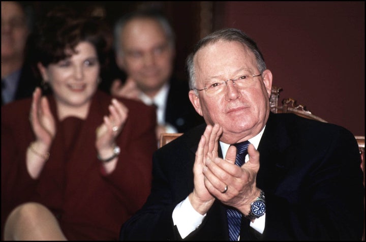 Photo de Bernard Landry (8 mars 2001)