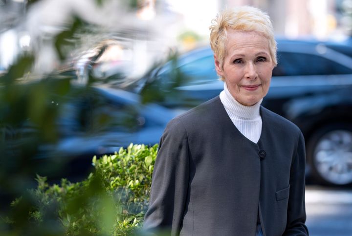 E. Jean Carroll is photographed, Sunday, June 23, 2019, in New York. Carroll, a New York-based advice columnist, claims Donald Trump sexually assaulted her in a dressing room at a Manhattan department store in the mid-1990s. Trump denies knowing Carroll.
