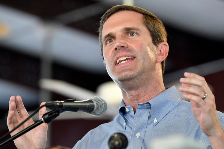 Democratic Attorney General Andy Beshear declared victory over Gov. Matt Bevin (R) in Kentucky's governor's race Tuesday.