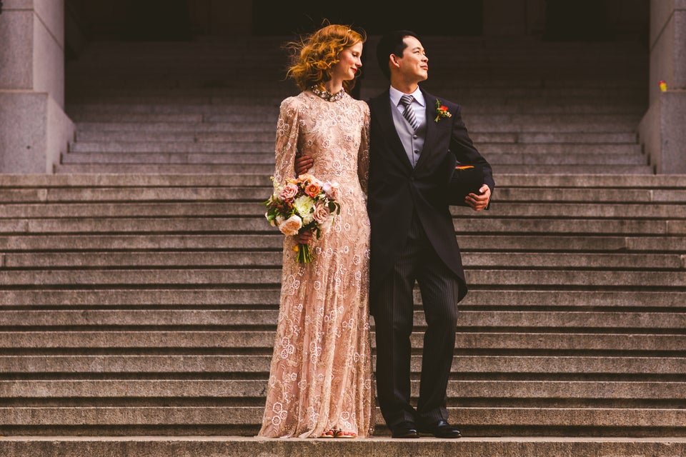 These Brides Opted To Shine Bright In Gold Instead Of White | HuffPost Life These Brides Opted To Shine Bright In Gold Instead Of White | HuffPost Life