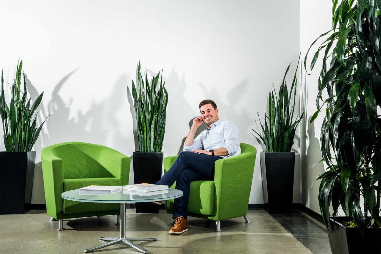 Ryan Hanley, GM of Energy Platform poses for a portrait at the Royal Dutch Shell offices in San Francisco.