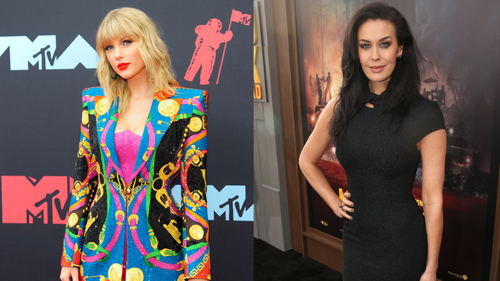 Taylor Swift (L) and Megan Gale (R) are not attending the Melbourne Cup.