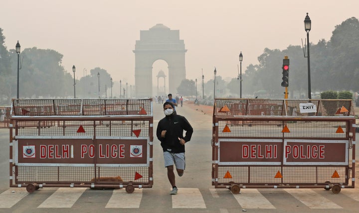 At 9:44 am, Delhi’s air quality index was recorded at 365.