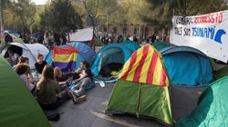 La Junta Electoral descarta desalojar la acampada de estudiantes en