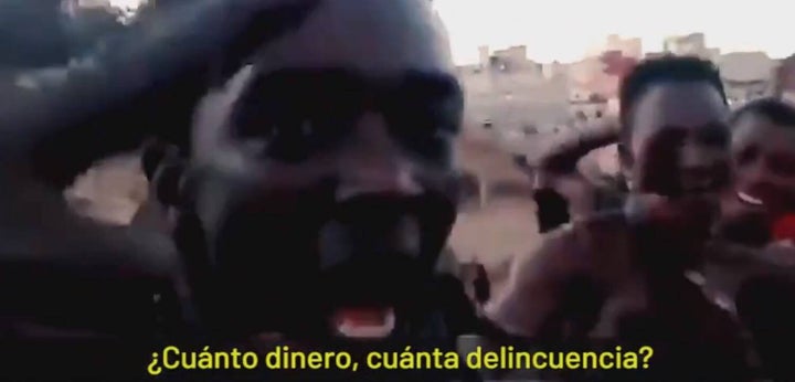 Vídeo de Vox que asocia inmigración y delincuencia.