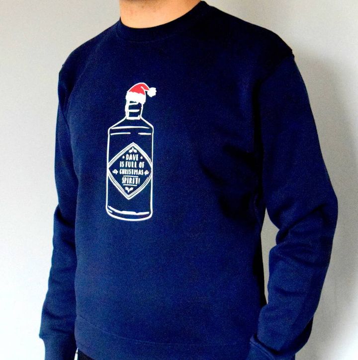 Christmas Green Wash North Pole Sweatshirt, Topman