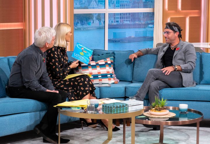 Phillip Schofield, Holly Willoughby and Gino D'Acampo.
