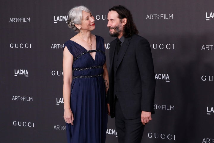 Alexandra Grant and Keanu Reeves appeared on Nov. 2 at the 2019 LACMA Art + Film Gala holding hands.