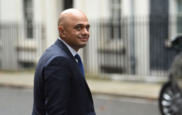 Chancellor of the Exchequer Sajid Javid arrives at 10 Downing Street, London, ahead of a Cabinet meeting.