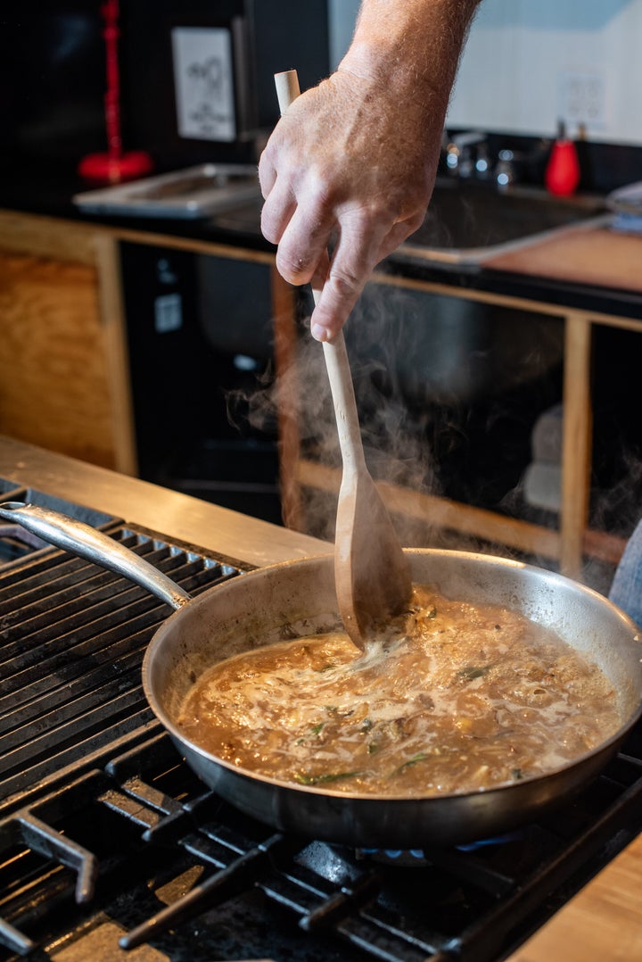 Tom Douglas' browned onion gravy.