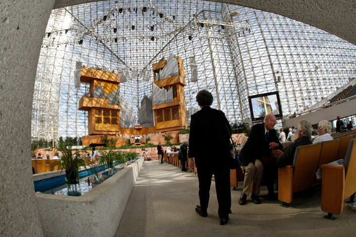 The Crystal Cathedral in Garden Grove, California, on Sunda, Sept. 24, 2010. The former Protestant church now belongs to a Catholic diocese.