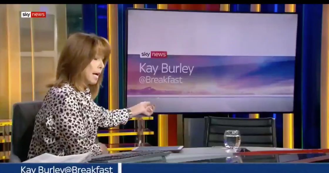 Kay Burley 'Empty Chairs' James Cleverly For Failing To Turn Up For Sky ...