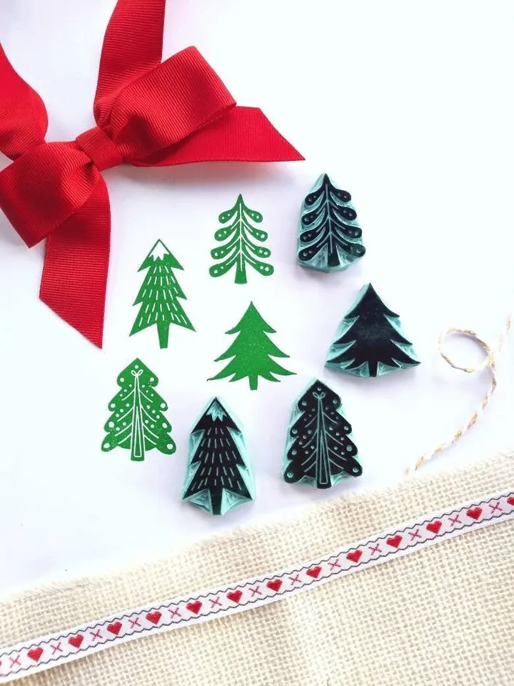 Snowy Pine Trees Christmas Washi Tape Festive Eco Friendly Paper Tape for  Gift Wrapping, Crafts Decorating Packaging Journals & Scrapbooks 