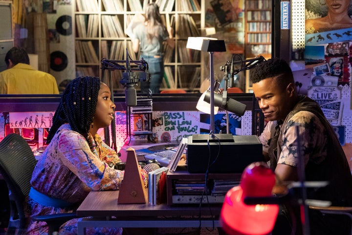 Ashley Blaine Featherson and Marque Richardson in "Dear White People."