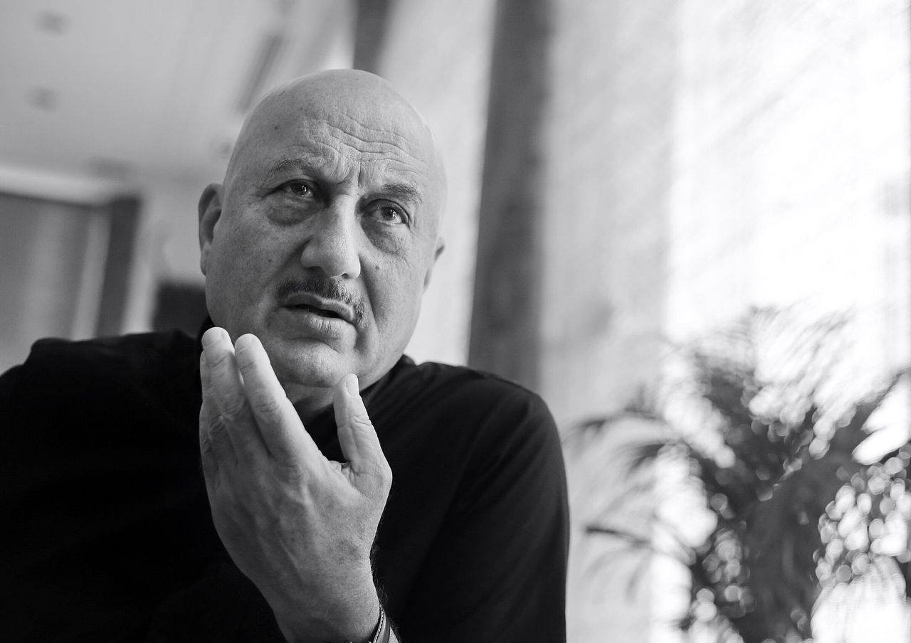 NEW DELHI, INDIA - NOVEMBER 1: (Editors Note : This is an Exclusive image of Hindustan Times) Bollywood actor Anupam Kher during a profile shoot, on November 1, 2019 in New Delhi, India. (Photo by Raajessh Kashyap/Hindustan Times via Getty Images)