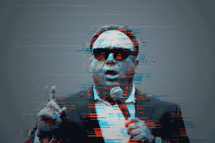 Alex Jones is blaming Hillary Clinton for his legal troubles.